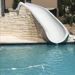 Custom fiberglass waterslides from Dolphin Waterslides