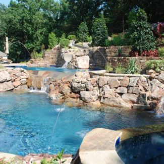 Custom Pool Slides & Fiberglass Residential Water Slides at Dolphin ...